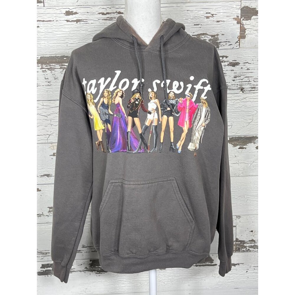 TAYLOR SWIFT Official Eras Tour Hoodie Gray Sz M